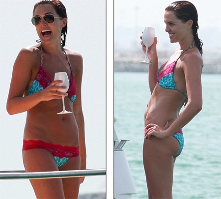 “Vòng một” phẳng, cựu Hoa hậu Anh vẫn tự tin trước ống kính máy ảnh - 7 “Vòng một” phẳng, cựu Hoa hậu Anh vẫn tự tin trước ống kính máy ảnh