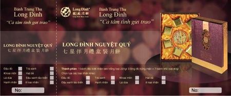 Bánh trung thu Long Đình , món quà tinh thần ý nghĩa trong dịp tết trung thu