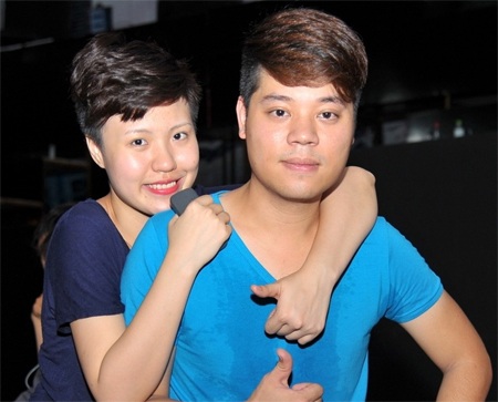 Hình ảnh “nóng” trước đêm thi của Đội Thu Minh, Trần Lập