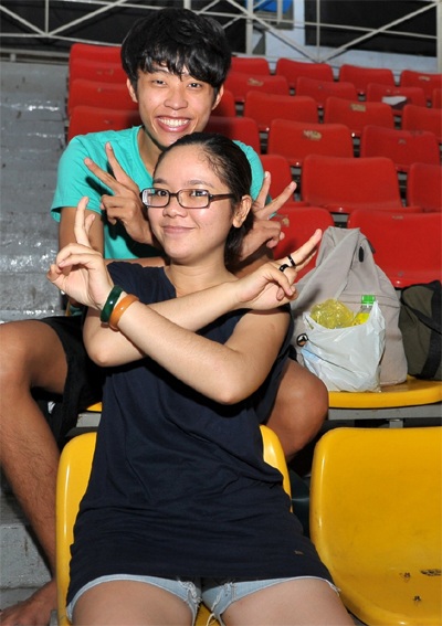 Hình ảnh “nóng” trước đêm thi của Đội Thu Minh, Trần Lập