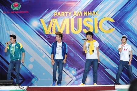 V.Music cháy hết mình trong bữa tiệc âm nhạc