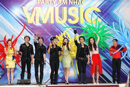 V.Music cháy hết mình trong bữa tiệc âm nhạc
