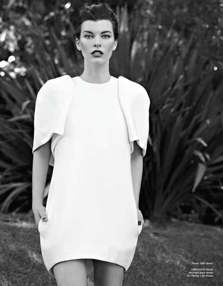 Milla Jovovich quyến rũ trong quảng cáo của thời trang Ý Marella