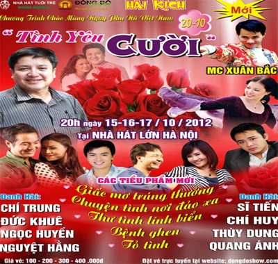 “Tình yêu cười” hài kịch giá vé siêu rẻ