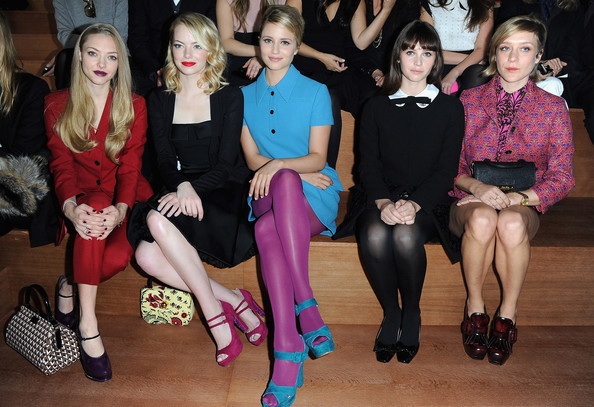 Người đẹp Hollywood tới Pháp xem show diễn của Miu Miu - 4 Amanda Seyfried, Emma Stone, Dianna Agron, Berenice Bejo, Chloe Sevigny