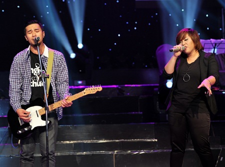 Nông Tiến Bắc và Phương Anh Idol