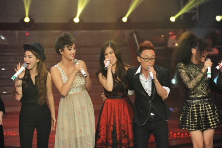 Á quân The Voice Mỹ xinh như mộng trên sân khấu Giọng hát Việt - 8 VN