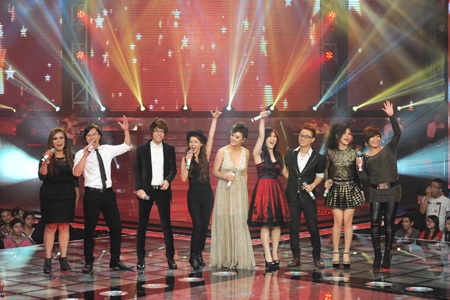 Á quân The Voice Mỹ xinh như mộng trên sân khấu Giọng hát Việt - 9 VN