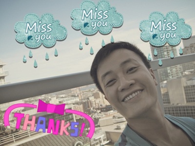 Sao Việt “say đắm” với gấu Brown, thỏ Cony và Moon - 1 Bức hình Hải chia sẻ khi anh có chuyến làm việc tại nước ngoài