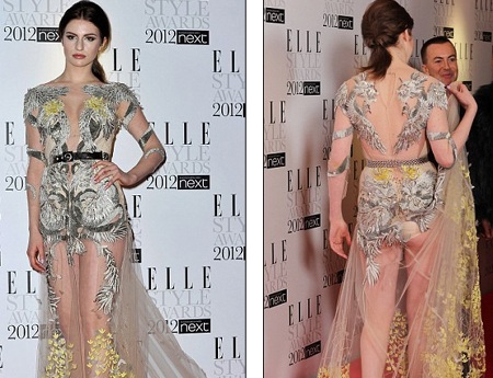 Người đẹp nổi bật với váy xuyên thấu tại Elle Style Awards - 5 Người đẹp nổi bật với váy xuyên thấu tại Elle Style Awards - 5