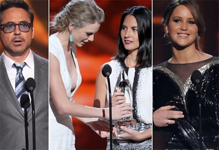 Các nghệ sỹ giành giải tại People’s Choice Awards