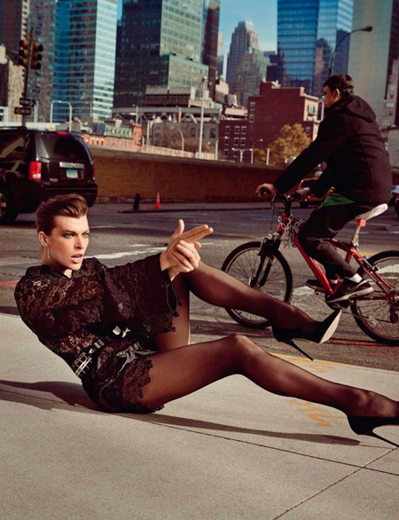 Milla Jovovich khoe vẻ kiêu kỳ, cá tính - 1 VN