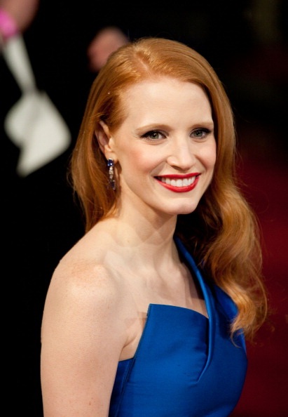 Kiều nữ tạo dáng dưới mưa tại lễ trao giải của điện ảnh Anh quốc - 23 Jessica Chastain