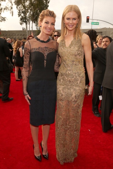 Người đẹp khoe sắc trên thảm đỏ Grammy - 50 Faith Hill và Nicole Kidman