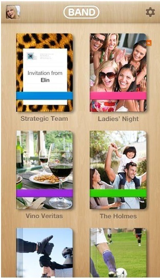 LINE BAND gây thích thú bởi tính năng giao tiếp nhóm nhưng vẫn rất riêng tư