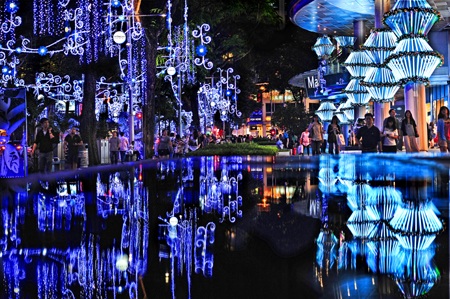 Singapore rực rỡ ánh đèn mùa Giáng Sinh