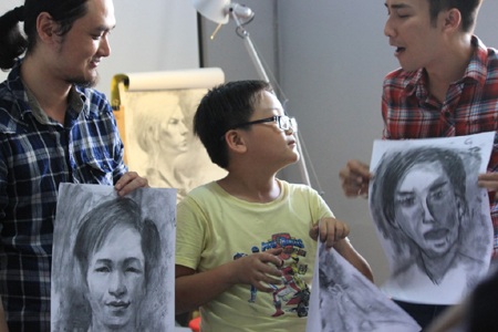 Chí Thiện và em Vương Hoàng