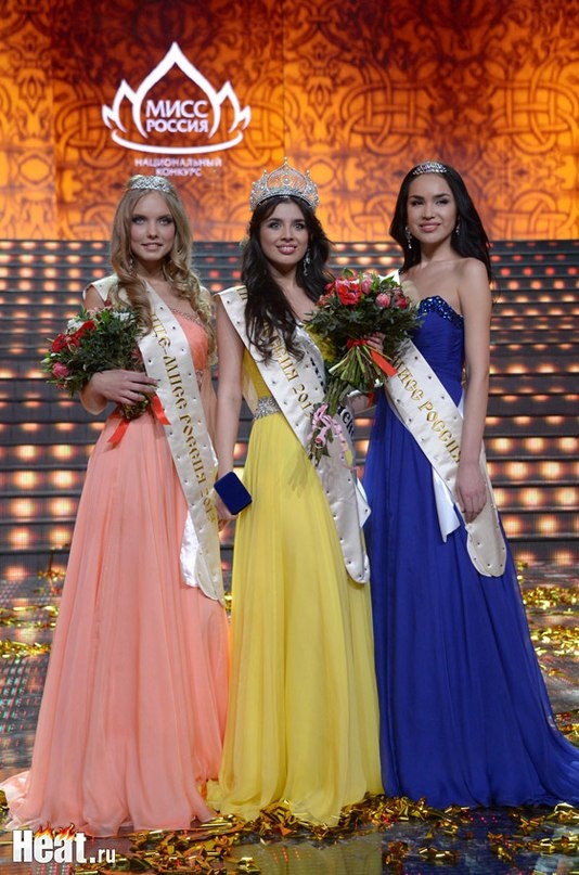 Ba người đẹp nhất cuộc thi Hoa hậu Nga