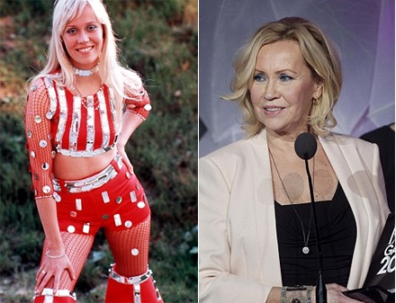 Cựu thành viên nhóm ABBA sắp tái ngộ fans - 1 Agnetha Faltskog quá khứ (trái) và hiện tại (phải)