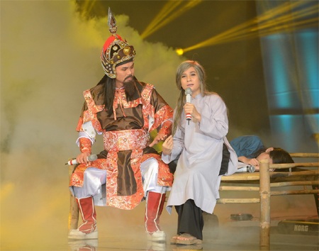Cặp đôi hoàn hảo 2013: Nhàn nhạt vì...hết chiêu trò? - 1 Phan Đinh Tùng và Cát Phượng trong đêm thi 10/3