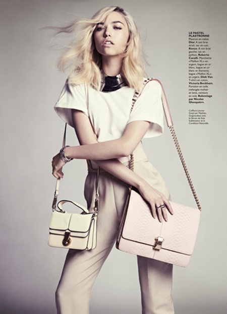 Stylist Teddy Czopp; Trang điểm: Tatsu Yamanaka; Làm tóc: Mathieu Guignaudeau