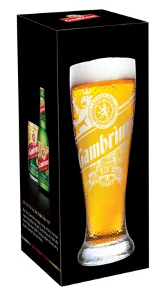Nâng ly đón lễ cùng Gambrinus - 2 Ly thủy tinh cao cấp – quà tặng đặc biệt từ bia Tiệp Gambrinus dành cho người yêu bia