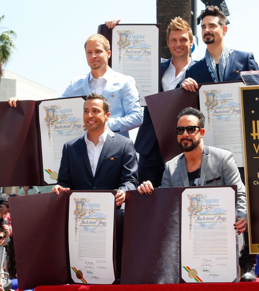 Backstreet Boys được lưu tên trên đại lộ Danh vọng - 12 VN