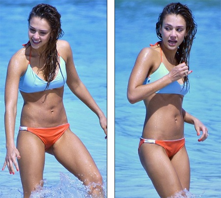 Jessica Alba khoe dáng trên biển - 2 VN