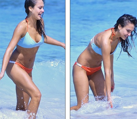 Jessica Alba khoe dáng trên biển - 10 VN