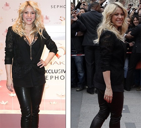 Shakira lấy lại dáng rất nhanh