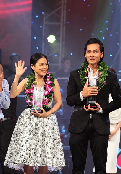Giải bạc trị giá 200 triệu đồng được trao cho cặp đôi: Cát Phượng - Phan Đinh Tùng.
