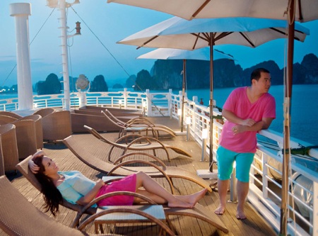 Thúy Hạnh vui vẻ bên gia đình