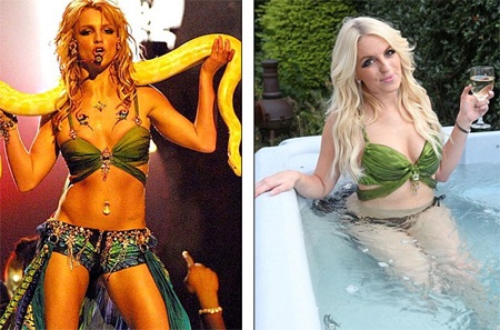 Cô gái trẻ kiếm bộn tiền nhờ ngoại hình giống Britney - 12 VN