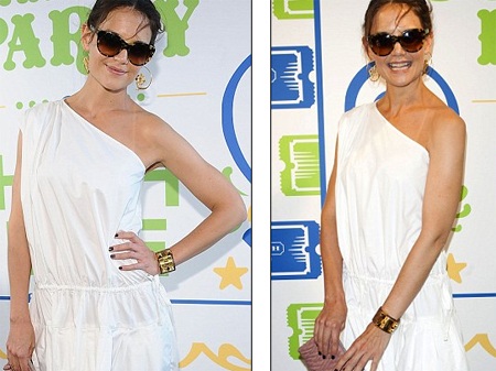 Katie Holmes trẻ trung với váy hở vai - 3 VN