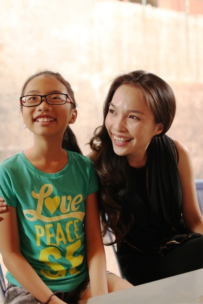 Hiền Thục thăm nhà sao Giọng hát Việt nhí