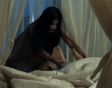 Trang Trần trong một cảnh phim