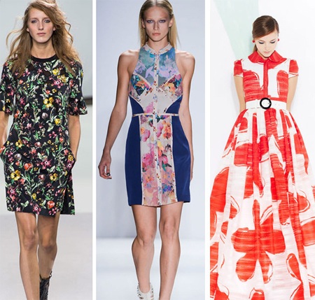 Váy hoa xinh đẹp cho mùa hè - 9 Váy hoa đã đi từ sàn catwalk...