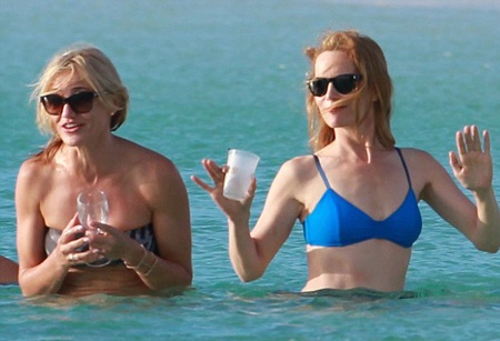 Kate Upton, Cameron Diaz tung tăng trên biển - 4 Ngày 20/7, ba người đẹp Hollywood thực hiện những cảnh quay tại Bahamas