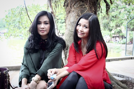 Giám khảo Châu Anh và Thanh Lam.