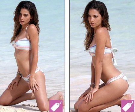 Ngạc nhiên với vòng eo thon mịn của siêu mẫu mới sinh con - 6 VN