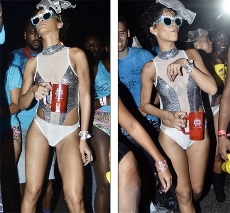 Rihanna nhảy múa “điên cuồng” trong lễ hội Carnival - 7 VN