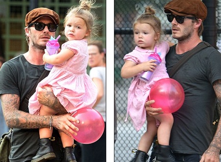 Harper Beckham được bố đưa đi chơi công viên - 9 VN