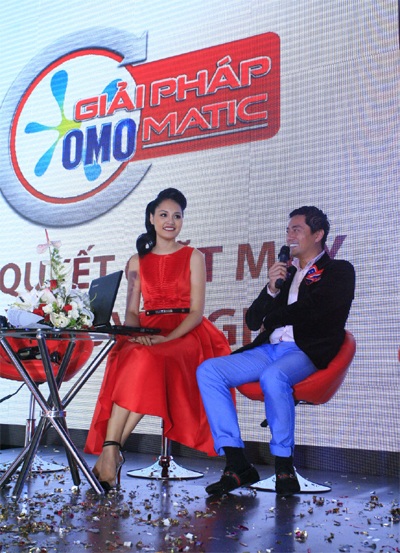 Trương Minh Cường: “Vợ tôi đôi khi cũng dễ “dụ” lắm!” - 3 Trương Minh Cường tham dự sự kiện chương trình Giải pháp Omo Matic khi vừa trở về từ Mỹ