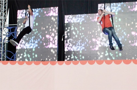 Kyo và Thành Trung đu dây