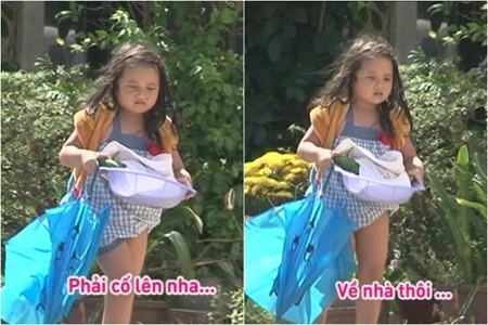 Giật mình trước trí tưởng tượng của bé - 2 Hay khi bé tự phân vai để động viên mình trong lúc khó khăn