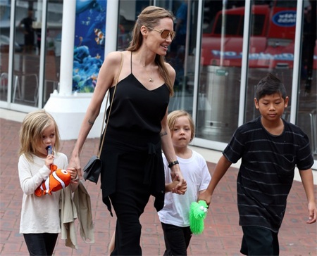 Angelina Jolie đưa Pax Thiên vãn cảnh Sydney - 8 VN