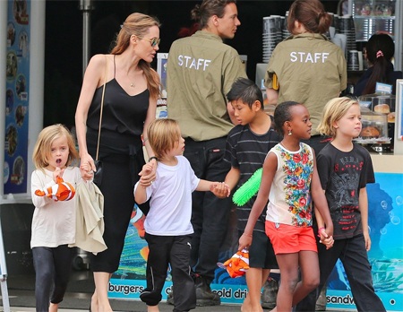 Angelina Jolie đưa Pax Thiên vãn cảnh Sydney - 9 VN
