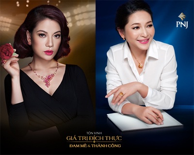 PNJ đồng hành cùng vẻ đẹp phụ nữ Việt - 3 Trương Ngọc Ánh và Quỳnh Hương