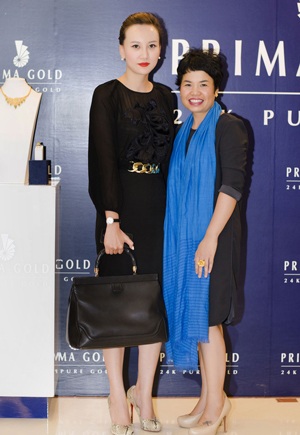 NTK Kelly Bùi, một trong những khách hàng đặc biệt trong ngày hội doanh nhân.