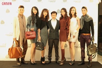 Quán quân Vietnam’s Next Top Model nổi bật trên sàn catwalk - 8 NTK Minh Hà - Quán quân Project Runway Viet Nam 2013 (giữa)